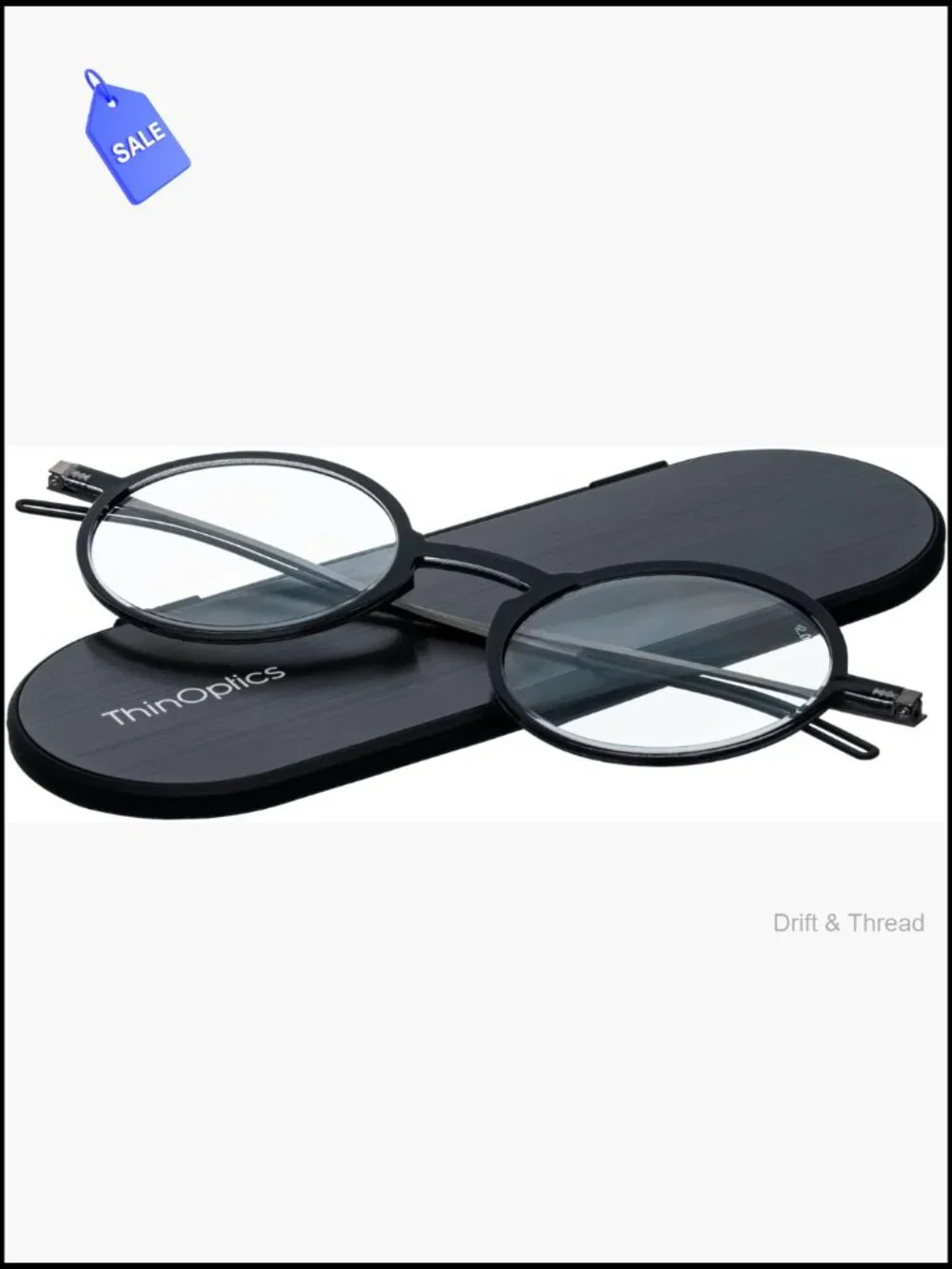 Ultra-Light Full Rim Reading Glasses with Metal Frame